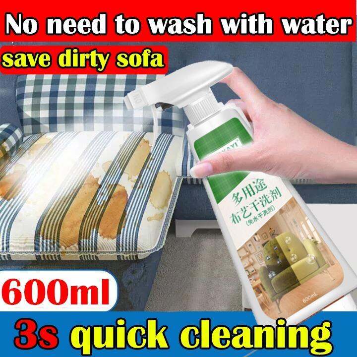 Sofa Cleaner for Fabric No Washing Save dirty sofa Effective