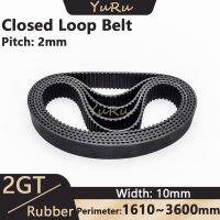 {RUIO}2GT 2MGT ยาง10Mm ปิด Loop กว้างปริมณฑล1610 2000 2220 2270 2500 3000 3230 3600มม.GT2จับเวลาแบบซิงโครนัส