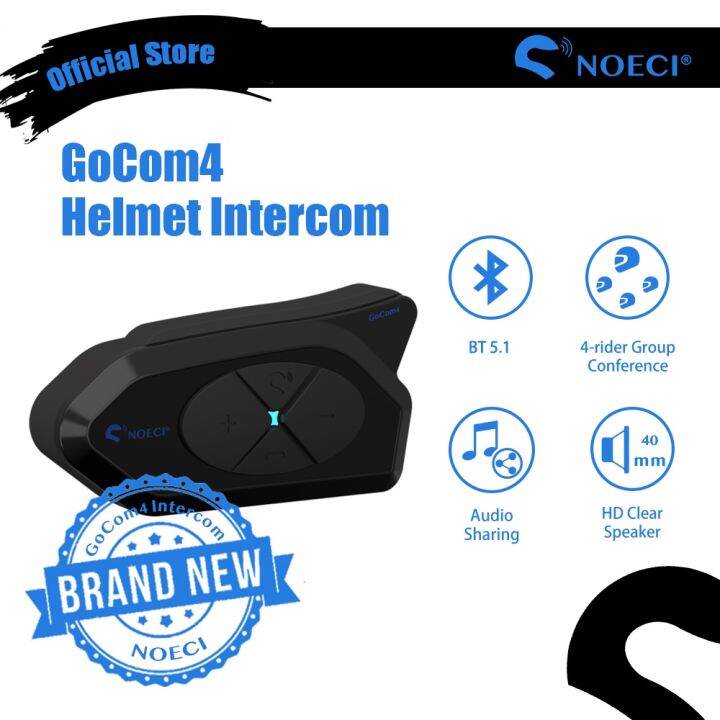 NOECI Music Sharing 4rider Helmet Wireless Bluetooth