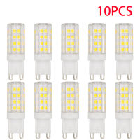 10PCS G9 LED Bulbs 5W Silicone Lamp Warm White 12 Degree Angle LED Corn Lights Bulbs Chandelier Light Replace Halogen Lamp