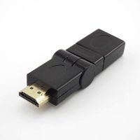 อะแดปเตอร์ปลั๊ก HDMI ตัวผู้ เป็นตัวเมีย หมุนได้ 360 องศา สําหรับเดสก์ท็อป PC 4K 3D QC7311711