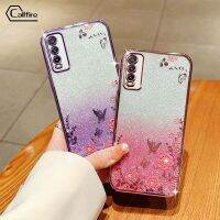 Callfire เคสโทรศัพท์ผงชิมเมอร์คอลไฟสำหรับ Vivo Y20 Y20i Y20S G Y12S Y20A Y12A Y3S 2026 V2029 V2038 V2044 V2033 V2042 V2069 V2039 V2068 V2027 V2032 ซิลิโคนหรูหราป้องกันการตกปลอกนิ่ม