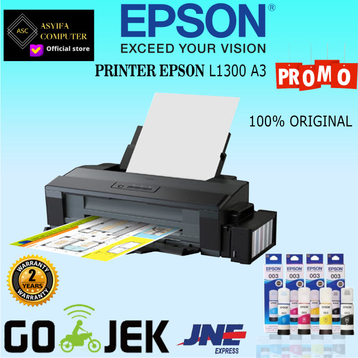 Printer Epson L1300 A3 Printer 100 Oryginal Garansi Resmi Epson Lazada Indonesia 3850