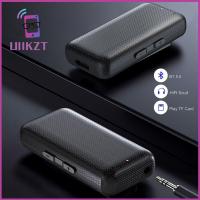 UIIKZT SHOP แจ็ค AV /Aux 3.5มม. ตัวรับสัญญาณ5.0บลูทูธการ์ดสนับสนุน TF Lavalier หูฟังแฮนด์ฟรีมินิคอนเวอร์เตอร์ไร้สายจักรยานอะแดปเตอร์เสียง