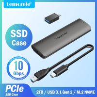 Lemorele เคส SSD M.2 NVMe USB 3.1 10Gbps เคส SSD M.2 PCIe กล่องเอ็กเทอนอล  สำหรับกุญแจฮาร์ดไดรฟ์เสริม M/B M SSD M.2