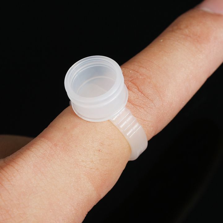 มีcod-500-ชิ้-แหวนสำหรับใส่สีสัก-แหวนใส่สี-แหวนพลาสติก-นที่ใส่กาวแบบใช้แล้วทิ้งแหวนพาเลทต่อขนตาสักเม็ดสี