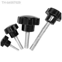 ❃☈  5/10Pcs Plastic Head Thread Star Shape Knurled Thumb Tighten Screw Clamping Grip Knob Screw Wood Plum Bolt  M5M6