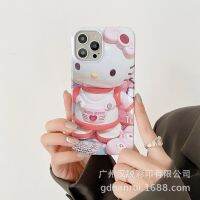 {L electronic shell} ใหม่ Hellokitty Sanrio Kawaii เกาหลี Ins เหมาะสำหรับฟิล์ม Iphone12Promax เปลือกโทรศัพท์มือถือ iPhone 13เปลือกแข็ง11รวมทุกอย่าง