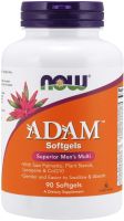 ประธานาธิบดีสหรัฐอเมริกา NOW Foods ADAM Male Multivitamin 90 Grain Soft Gel