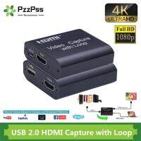 ♚❧✹ PzzPss 1080P 4K HDMI Video Capture Card HDMI To USB 2.0 Video Capture Board Game Record Live Streaming Broadcast TV Local Loop