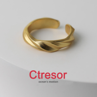 Ctresor Rings แหวน ปรับ เคลือบ คล่องตัว ธรรมชาติ