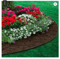 Garden Edging BLACK (Per metre) ที่จัดขอบสนามพลาสติกสีดำ 10เมตร