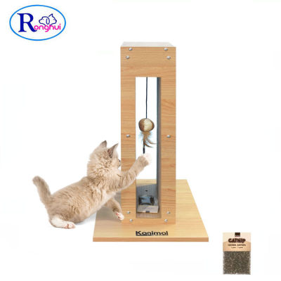 ที่ลับเล็บแมว Kanimal รุ่น Tower ขนาด 40x30x61.5 ซม. ของเล่นแมว ที่ฝนเล็บแมว ที่ข่วนเล็บแมว Cat Scratcher Toys Ronghui Pet House