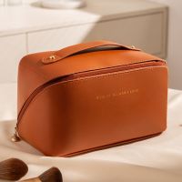 【jw】✱✵  Large Pu Leather for Organizer High-capacity Makeup Storage Female