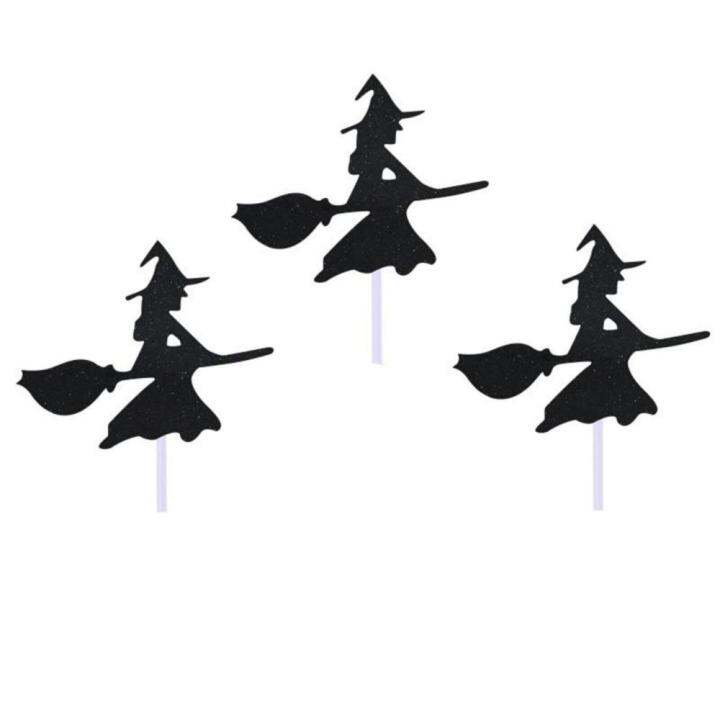 party-cake-decoration-supplies-halloween-cake-decorating-ideas-festival-party-cake-accessories-pumpkin-cake-topper-witch-hat-cake-topper