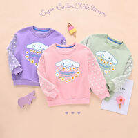 2023 Kawaii อะนิเมะ Sanrioes Cinnamoroll เด็กเสื้อฤดูใบไม้ร่วงฤดูหนาวแขนยาว P Ullovers ชายหญิงตุ๊กตาเสื้อผ้าที่อบอุ่น