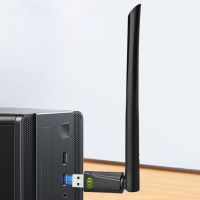 650Mbps USB Wireless Network Card Dual Band 2.4GHz 5GHz WiFi Adapter Receiver 802.11b/g/n/ac for Windows Vista/XP/Win7/8/10/11  USB Network Adapters