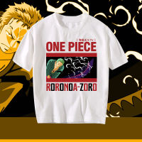 ONE PIE-CES Roronoa Zoro การ์ตูน/อะนิเมะเสื้อยืดเด็กเด็กผู้ชายเด็กผู้หญิงผ้าฝ้ายลำลองคอกลมฤดูร้อนแขนสั้น0000