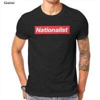 Nationalist Logo Unisex Super Soft T-Shirt Red New Vintage 103306 【Size S-4XL-5XL-6XL】