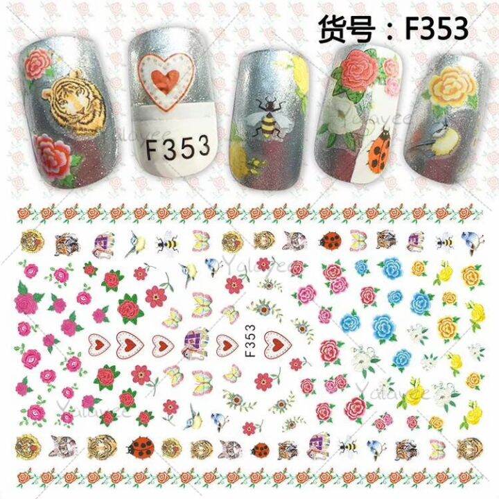 yalayee-japanese-r-time-embroidery-flower-series-ultra-thin-semi-translucent-adhesive-nail-sticker-manicure-phototpy-decal-polish