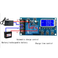 โมดูลชาร์จแบตเตอรี่ลิเธียมจอแสดงผล LCD ควบคุมบอร์ดป้องกันการชาร์จเกิน