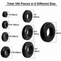 180pcs/box Sealing Grommet Rubber O Ring Assortment Set Hydraulic Plumbing Gasket Paintball Washer Seals Water Tight Kits