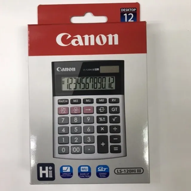 Canon Calculator LS120Hi III (12 Digits) Lazada