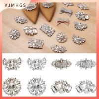 VJMHGS 1PC อุปกรณ์เสริม ส้นสูง งานแต่งงาน หัวเข็มขัด คลิปเงา คลิปตกแต่งรองเท้า แคลมป์สแควร์