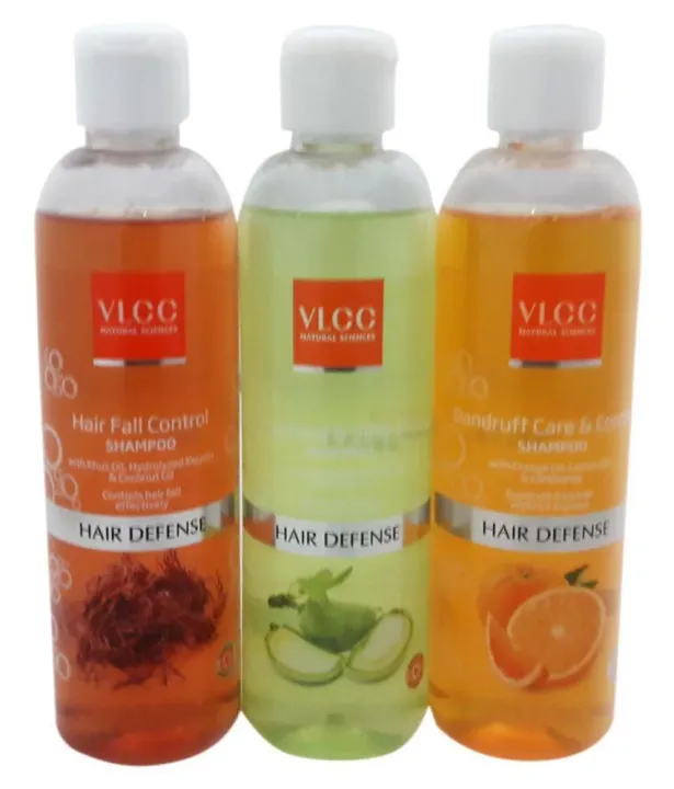 VLCC hair fall control Nourishing & silky Shine Shampoo, 350ml Lazada