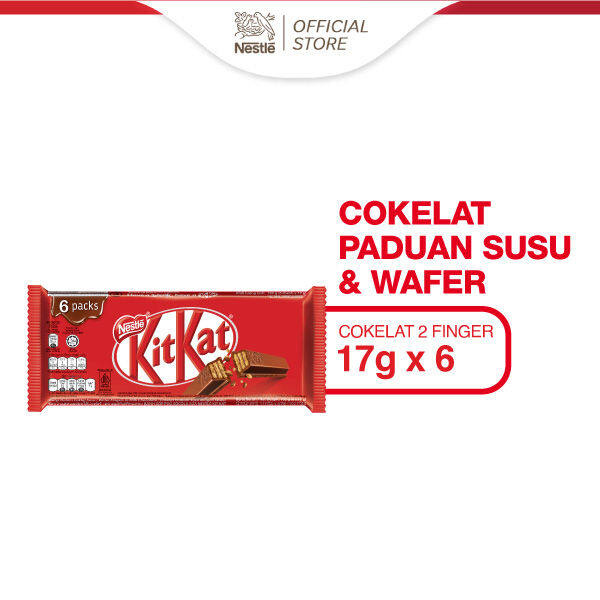 Nestle KITKAT Coklat Wafer Multipack 17g X 6 Pcs | Lazada Indonesia