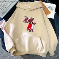 Cult of The Lamb Hoodies for Men Game Print Sweatshirt Y2k Sudadera Kawaii Clothing Winter Long Sleeve Pullovers Size XS-4XL