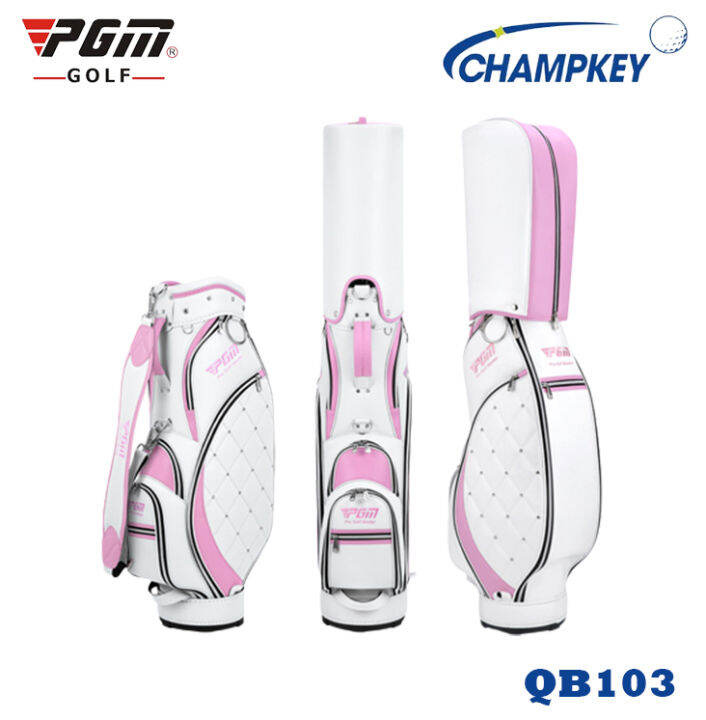 champkey-กระเป๋ากอล์ฟสุภาพสตรี-pgm-รุ่นใหม่-2022-qb103-pgm-pro-golf-master-bag-for-lady