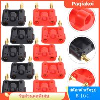 Paqiakoi 10pcs Banana ปลั๊กเครื่องเชื่อมต่อเครื่องเชื่อมต่อเครื่องเชื่อมต่อปลั๊กกล้วยคู่กล้วย