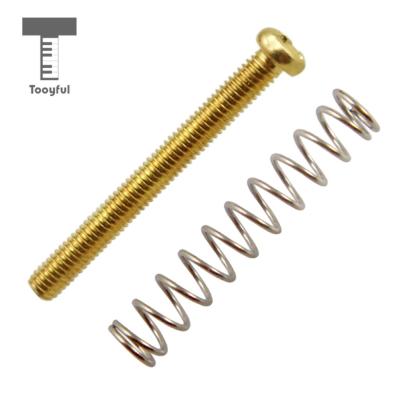 ：《》{“】= Tooyful Pack Of 8 Metal Humbucker Double Coil Pickup Frame Screws Springs 3Mm For Electric Guitar Replacement Parts