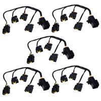 5X Ignition Coil Cable Plug Wire Harness For Kia Rio Soul Ceed Cerato Spectra Forte Rondo Hyundai Elantra Accent 1.6L Coils