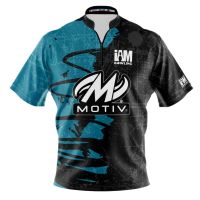 MOTIV DS Bowling Jersey - Design 2146-MT 3D Polo Shirt Zipper Polo