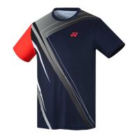 Mens Gray T-shirt Badminton Team Training Badminton Uniforms Table Tennis Clothes Printing T shirt Boys Breathable Sport Wears