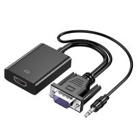 【cw】 1080P to compatible Converter Cable with Audio Output for laptop Projector 【hot】