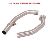 สำหรับ Honda CB300R 2018 2019 2020ระบบไอเสียมอเตอร์ไซค์ท่อส่วนหัวด้านหน้าท่อไอเสียสต็อก