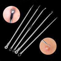 2/3/4/5PCS Stainless Steel Extractor Blackhead Remover Needle Dots Cleaner Acne Blemish Remover Needles Black Spot Pore Cleanser