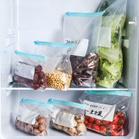 10Pcs Reusable Food Fruit Vegetable Ziplock Freezer Keeping Storage