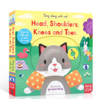 Head Shoulders Knees And Toes Sing Along With Me happy birthday หนังสือของเล่นสำหรับเด็กปฐมวัยภาษาอังกฤษ