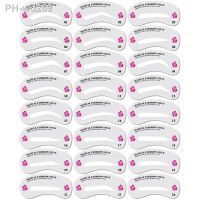 120Pcs/5 Packs Magical Eyebrow Stencil Kit 24 Styles Reusable Eyebrow Template Card Eye Makeup Tools