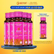 Combo 20 chai nước uống Collagen Đông Trùng Hạ Thảo Hector 5000mg 50mlx20