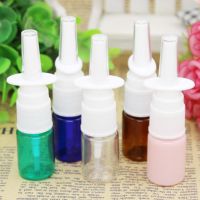 【YF】❅▤  5PCS 5ml PET bottle Plastic Nasal Spray Bottles Sprayer Refillable