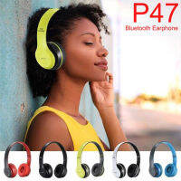 P47 wireless headphones Foldable Bluetooth-compatible 5.0 Earphone over ear headphone with Mic for Iphone Xiaomi Support SD card