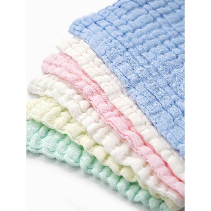 Soft Face Towel 6 layer 30x30cm Gauze Muslin Layer Cotton Bibs Baby