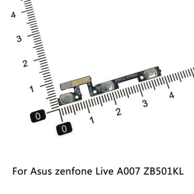 【✴COD✴】 nang20403736363 ปุ่มเปิดปิดสวิตช์ Amp; ปุ่มคีย์ด้านข้างระดับเสียงสายเคเบิ้ลยืดหยุ่นสำหรับเคสโทรศัพท์มือถือ Asus Zenfone A007สูงสุด M1 Pro Zb501kl Zb601kl Zb570kl Zb555kl