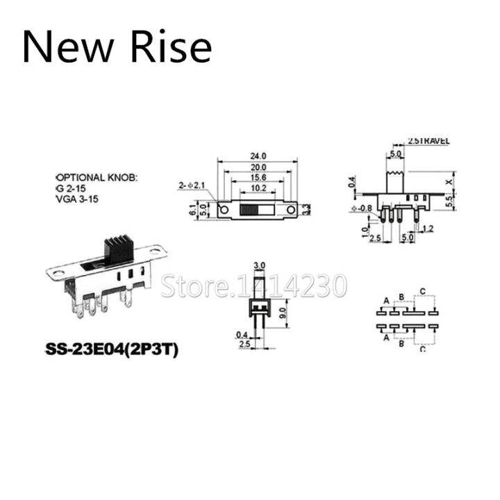 yf-10pcs-ss23e04-toggle-8-pins-3-files-2p3t-dp3t-handle-high-5mm-slide-switch