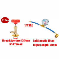 เครื่องปรับอากาศ Refill R134a Refrigerant Gas Refilling Equipment Freon R134a Filling Kit Car Air Conditioning Charge Adapter